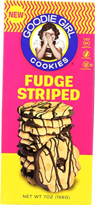 GOODIE GIRL Fudge Striped Cookies 7 Ounce GOODIE GIRL Fudge Striped Cookies 7 Ounce