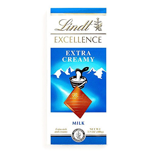 Lindt Excellence Extra Creamy Milk Chocolate Bar 3.5 oz each 4 Items Per Order Lindt Excellence Extra Creamy Milk Chocolate Bar 3.5 oz each 4 Items Per Order
