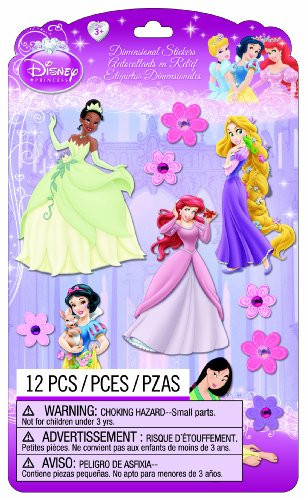 EK Success Brands Disney Dimensional Stickers Princess Group 1