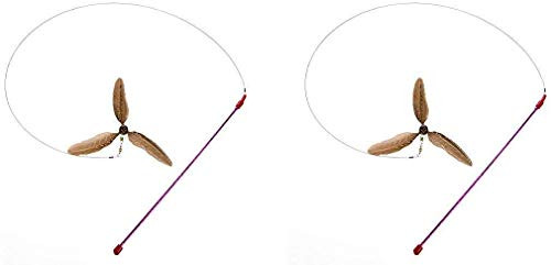 GoCat Da Purr-Peller Cat Toy A Feather Propeller That Spins as it is Guided Through The Air ?wo ?ack
