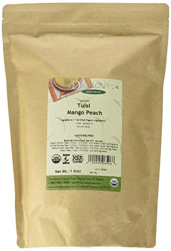 Davidsons Tea Bulk Tulsi Mango Peach 16 Ounce