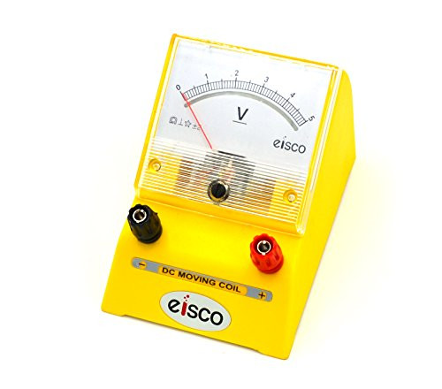 Moving Coil Voltmeter 0-5 V DC Type EDM-80 Eisco Labs