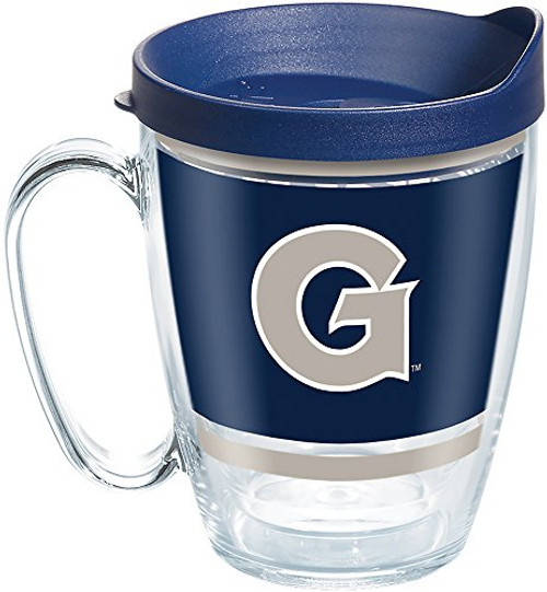 Tervis 1272315 Georgetown Hoyas Legend Tumbler with Wrap and Navy Lid 16oz Mug, Clear Tervis 1272315 Georgetown Hoyas Legend Tumbler with Wrap and Navy Lid 16oz Mug, Clear