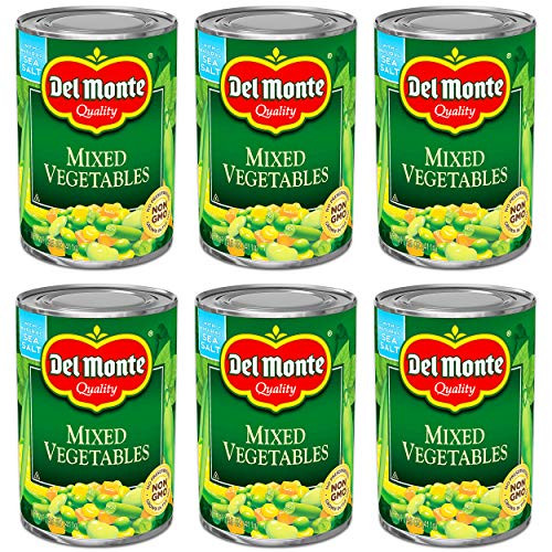 Del Monte Mixed Vegetables 14.5oz Can Pack of 6
