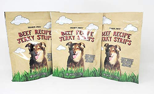 Trader Joes Beef Recipe Jerky Dog Treats - Made in The USA