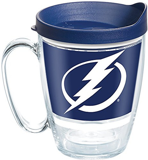 Tervis 1276816 NHL Tampa Bay Lightning Legend Tumbler with Wrap and Navy Lid 16oz Mug, Clear Tervis 1276816 NHL Tampa Bay Lightning Legend Tumbler with Wrap and Navy Lid 16oz Mug, Clear