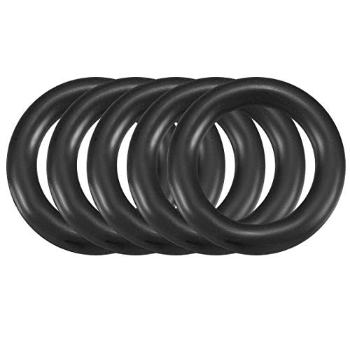 uxcell Nitrile Rubber O-Rings 14mm OD 9.2mm ID 2.4mm Width Metric Buna-N Sealing Gasket Pack of 30