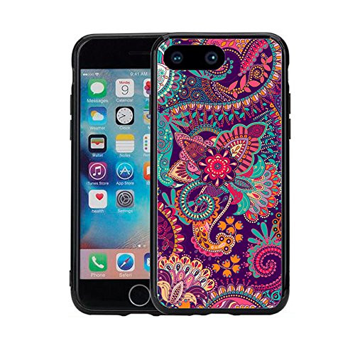 Paisley Flower Print for iPhone 7 Plus (2016) & iPhone 8 Plus (2017) (5.5) Case Cover by Atomic Market