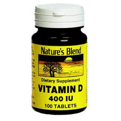 Natures Blend Vitamin D 400 IU 100 Tablets Natures Blend Vitamin D 400 IU 100 Tablets