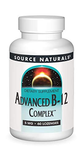 SOURCE NATURALS Advanced B-12 Complex 5 Mg Lozenge 60 Count