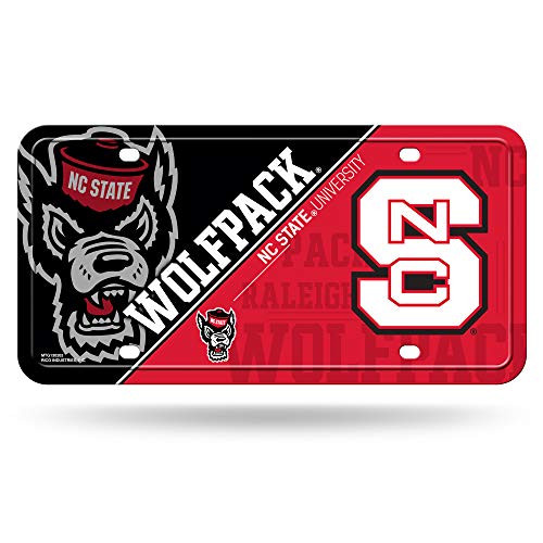 NCAA Rico Industries Metal License Plate Tag North Carolina State Wolfpack NCAA Rico Industries Metal License Plate Tag North Carolina State Wolfpack