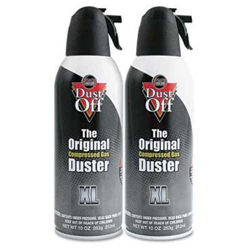 Dust-Off Disposable Compressed Gas Duster 10 oz Cans 2Pack
