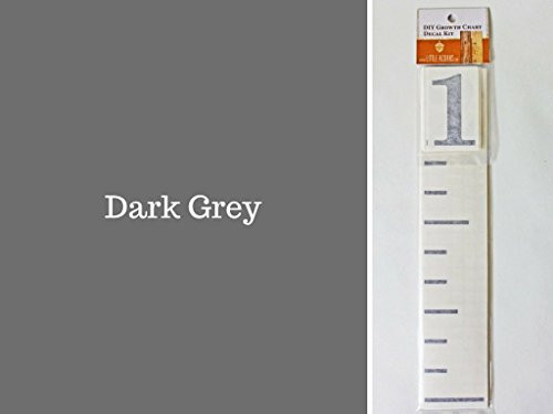 Little Acorns DIY Vinyl Growth Chart Ruler Decal Kit Large s - Dark Grey