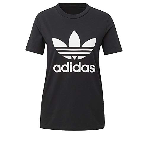 adidas Womens Trefoil Tee BlackWhite M adidas Womens Trefoil Tee BlackWhite M