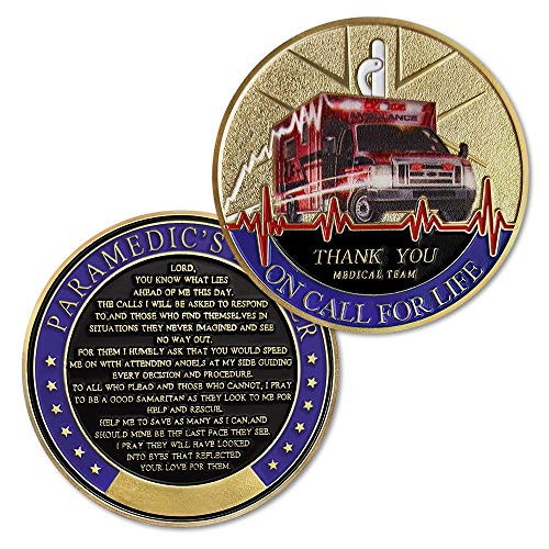 Paramedics Prayer EMT EMS Challenge Coin Paramedics Prayer EMT EMS Challenge Coin