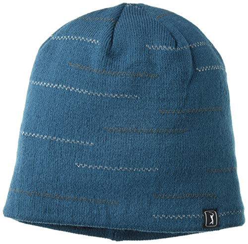 PGA TOUR Mens T Reflective Beanie Hat Submerged One Size