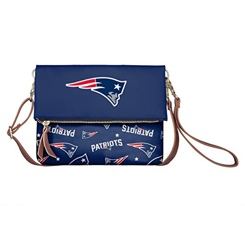 New England Patriots NFL Printed Collection Foldover Tote Bag