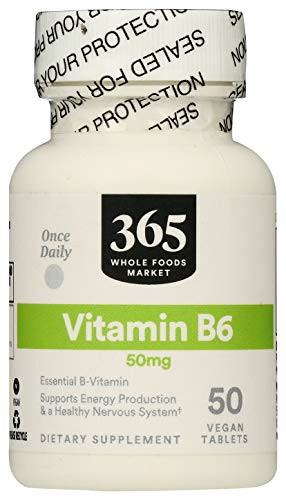 365 by Whole Foods Market Supplements - Vitamins B6 50mg 50 Count