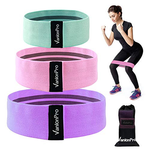 VanlonPro Booty 3 Resistance Bands for Legs and Butt Set Exercise Bands Fitness Bands Resistance Loops and Sliders Glutes Fabric Non-Slip Hip Bands Workout Bands for Women CPurple Pink Green VanlonPro Booty 3 Resistance Bands for Legs and Butt Set Exercise Bands Fitness Bands Resistance Loops and Sliders Glutes Fabric Non-Slip Hip Bands Workout Bands for Women CPurple Pink Green