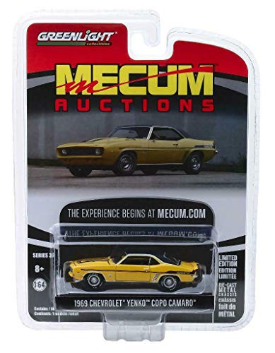 Greenlight 37170 C 1969 Chevy YENKO COPO Camaro Chicago 2018 164 Daytona Yellow
