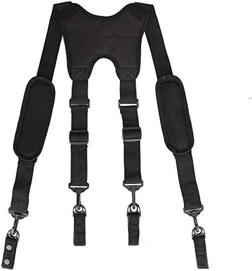 Tool Belt Suspenders Heavy Duty Work Suspenders Flexible Adjustable Police Tool Belt Harness Suspenders Padded Tool Belt Combo with 4 Loop Attachments Tool Belt Suspenders Heavy Duty Work Suspenders Flexible Adjustable Police Tool Belt Harness Suspenders Padded Tool Belt Combo with 4 Loop Attachments