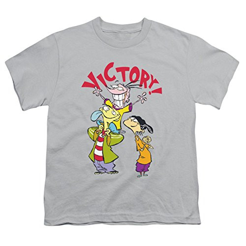 Trevco Ed EDD N Eddy-Victory - Short Sleeve Youth 18-1 Tee - Silver44 Small
