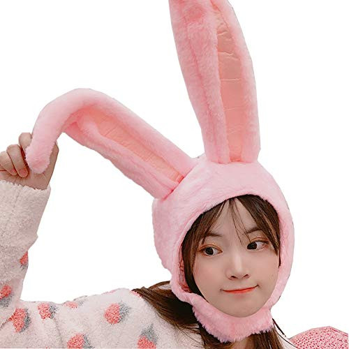 IUTOYYE Easter Bunny Hat Cute Rabbit Ears Costume Funny Party Favors Hats Easter Decorations PINK
