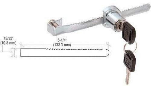 CRL Chrome Glass Showcase Lock - Keyed Alike