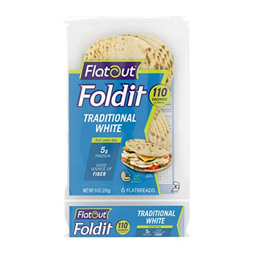 Flatout Foldit Traditional White 1 Pack of 6 Foldits