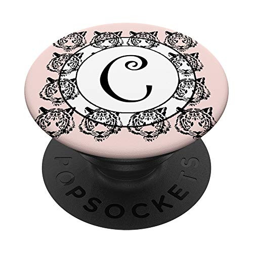 Tiger Popsocket - Cute Pop Socket Monogram Letter C PopSockets Grip and Stand for Phones and Tablets Tiger Popsocket - Cute Pop Socket Monogram Letter C PopSockets Grip and Stand for Phones and Tablets