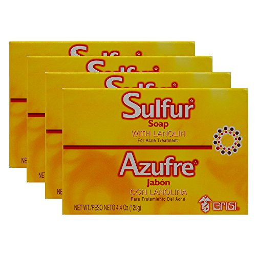 Grisi Bio Sulfur Soap with Lanolin 4.4 oz Pack of 4 Grisi Bio Sulfur Soap with Lanolin 4.4 oz Pack of 4