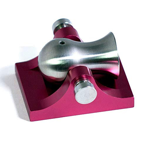 Pocket Artillery Mini Desktop Model Cannon - Pink wStainless Hardware