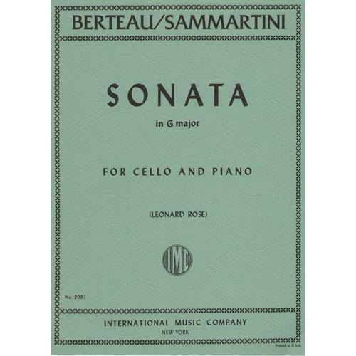 BerteauSammartini - Sonata in G Major for Cello and Piano - Arranged by Rose - International