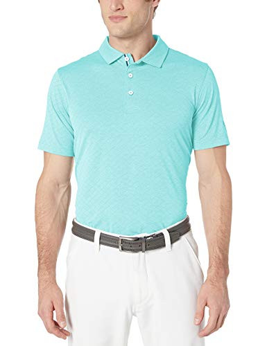 Puma Golf 2019 Mens Field Polo BLUE TURQUOISE HEATHER x Large