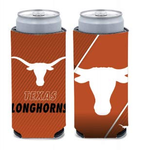 WinCraft University of Texas Longhorns 1-Pack 12 oz. 2-Sided Slim Can Cooler
