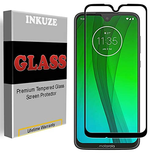 2-Pack for Motorola Moto G7  Motorola Moto G7 Plus Screen Protector wFull Coverage INKUZE Tempered Glass Screen Protector wLifetime Replacement