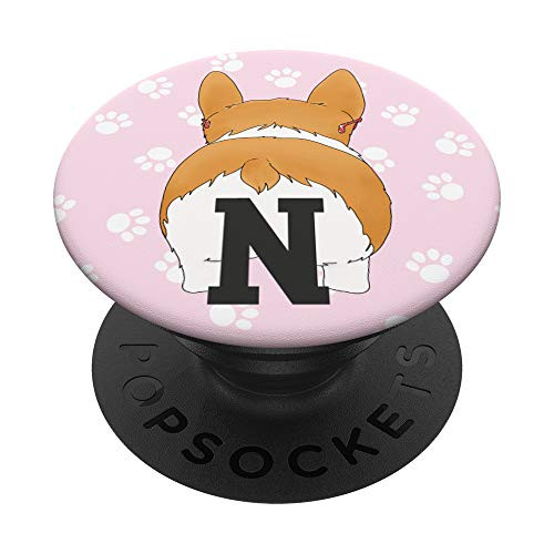 Corgi Butt gifts for Girls Pembroke Welsh Corgi Mom Letter N PopSockets Grip and Stand for Phones and Tablets Corgi Butt gifts for Girls Pembroke Welsh Corgi Mom Letter N PopSockets Grip and Stand for Phones and Tablets