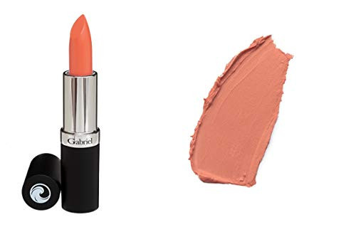Gabriel Cosmetics Lipstick Salmon 0.13 Ounce Lipstick Natural Paraben Free Vegan Gluten-freeCruelty-free Non GMO long lasting Infused with Jojoba Seed Oil and Aloe