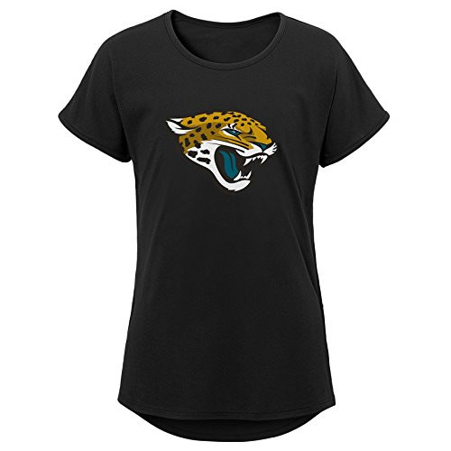NFL Girls Outerstuff Jacksonville Jaguars Primary Logo Short Sleeve Dolman Tee Black Youth Large14 NFL Girls Outerstuff Jacksonville Jaguars Primary Logo Short Sleeve Dolman Tee Black Youth Large14