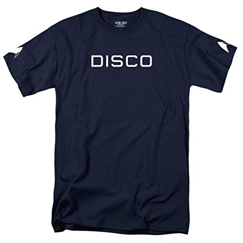 Popfunk Star Trek Discovery Disco Cosplay Adult T Shirt Medium Navy