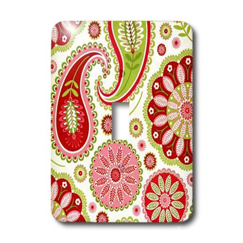 3dRose lsp_109599_1 Giant Red N Lime Paisley Single Toggle Switch 3dRose lsp_109599_1 Giant Red N Lime Paisley Single Toggle Switch