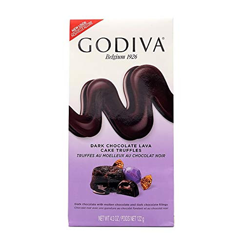 Godiva Chocolate Lava Cake Dessert Truffles 4.3 Ounce