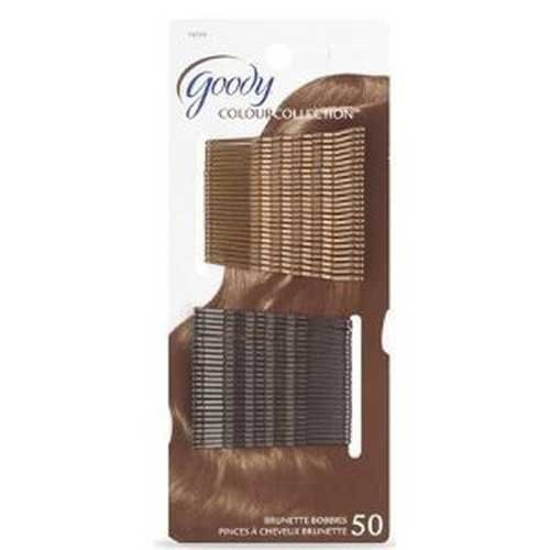 Goody Colour Collection Metallic Finish Bobby Pin Brunette 50 Count Pack of 3 Goody Colour Collection Metallic Finish Bobby Pin Brunette 50 Count Pack of 3