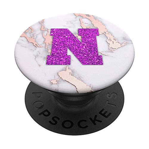 Grip Purple Letter N On Golden Rose White Marbled PopSockets Grip and Stand for Phones and Tablets Grip Purple Letter N On Golden Rose White Marbled PopSockets Grip and Stand for Phones and Tablets