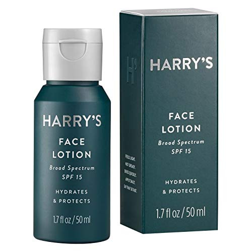 Harrys Mens Daily Face Lotion Moisturizer Skin Care SPF 15-1.7oz
