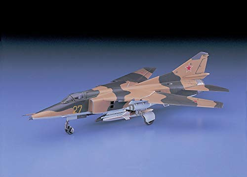 Hasegawa 172 Scale MiG-27 Flogger D C Series Russian Air Force Fighter Aircraft Model Kit 00340 Hasegawa 172 Scale MiG-27 Flogger D C Series Russian Air Force Fighter Aircraft Model Kit 00340