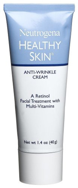 Neutrogena Healthy Skin Anti Wrinkle Retinol Cream with Vitamin E and Vitamin B5 - Night Moisturizer with Retinol Vitamin E Vitamin B5 Glycerin 1.4 oz Pack of 2