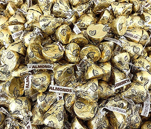 Sunny Island Hersheys Kisses Almond Milk Chocolate Gold Foil Candy 2 Pounds Bag Sunny Island Hersheys Kisses Almond Milk Chocolate Gold Foil Candy 2 Pounds Bag