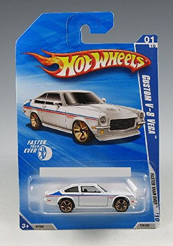 Mattel HOT Wheels 2010 Faster Than Ever 01 of 10 White Custom V-8 Vega