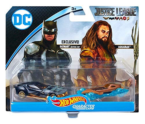 Hot Wheels Justice League Vehicle Toy Batman  and  Aquaman